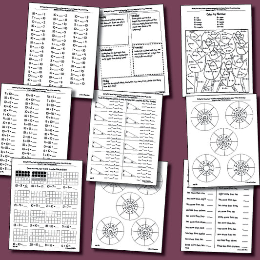 Math Worksheets: 10 and some more