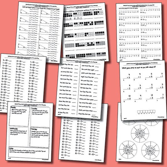 Ways to Make 10 worksheets