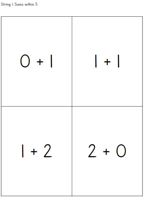 Which One Doesn't Belong: Fact Fluency